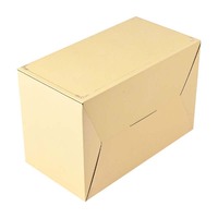 맞춤 디자인 재활용 골판지 우유팩 상자 (플라스틱 손잡이가 있는 슬롯형 골판지 스낵 상자)