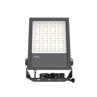 Reflector LED con Potencia y CCT Ajustables de 50 a 300W, Interruptor DIP para Ajustar la Potencia de la Lámpara, IP66, Protección Contra Sobretensiones de 6KV, Garantía de 5 Años para Canchas Deportivas