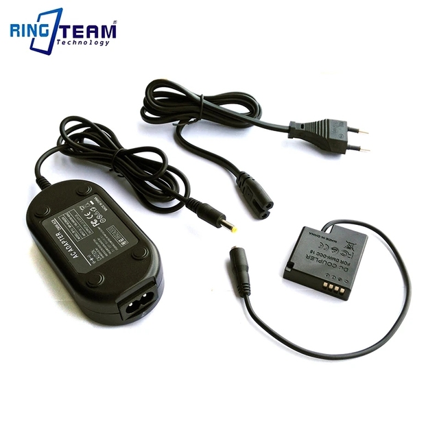 DMW-AC8 Power Charger+DMW-DCC15 DC Coupler DMW-BLH7E DMW-BLH7PP Dummy Battery for Pana Sonic DMC-GM1 GM5 GF7 GF8 LX10 LX15