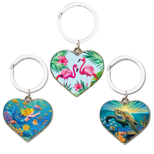 Llavero de Recuerdo de Metal con Logotipo Personalizado, Diseño de Playa Oceánica, Los Cabos, Cozumel, Cabo <span class=keywords><strong>San</strong></span> <span class=keywords><strong>Lucas</strong></span>, México - Product Image 2