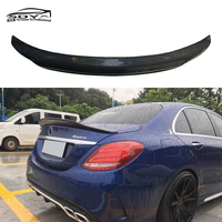 W205 Classe C Style PSM Aileron arrière en fibre de carbone de haute qualité pour Mercedes W205 Classe C 4 portes