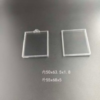 Emballages cadeaux variés en or et en argent, boîtes de rangement protectrices, étuis en plastique transparent en acrylique PS