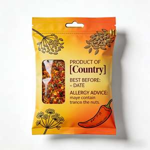 Bolsas Personalizadas Resellables para <span class=keywords><strong>Especias</strong></span>, Bolsas de Papel de Aluminio para <span class=keywords><strong>Especias</strong></span> de la India, Impresión de Bolsas Tipo Almohada para Almacenamiento de <span class=keywords><strong>Especias</strong></span> - Product Image 1