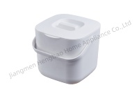 2025 Offre Spéciale 4L 7L filtre en plastique pied étape carré salle de bain intérieur conteneur recyclable cuisine poubelle