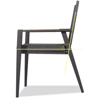 Ensemble de table à manger pliante d'extérieur en aluminium ultraléger durable ensemble de patio résistant aux intempéries