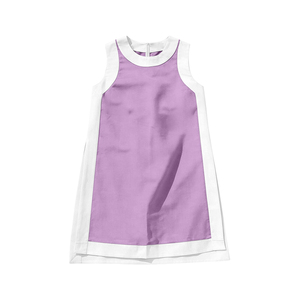 Ropa Deportiva Informal Personalizada, Ropa de Yoga Floral de Verano, Diseños de Color Sólido, Vestido Tipo A Transpirable para Niñas - Product Image 3