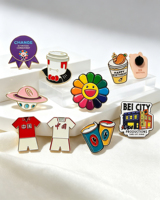 Broches personnalisées en émail, personnages de dessins animés, pour cadeaux et collections