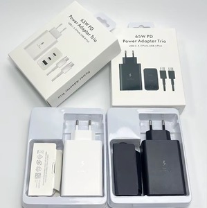 อะแดปเตอร์ชาร์จไฟแบบ Universal Travel Charger 65W PD 3 พอร์ต USB Type C USB A หัวปลั๊ก EU UK US ชาร์จเร็ว รองรับ Samsung S22 S23 S24 S25 S26 - Product Image 4