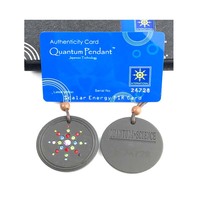 Nano technologie mode tournesol lave volcanique Protection contre les radiations Bio Science collier quantique scalaire équilibre énergétique pendentif