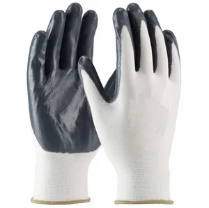 China Big Factory Good Price Nylon Latex Coated Work Gloves Hand Gloves For Cement Work Safety Work Gloves