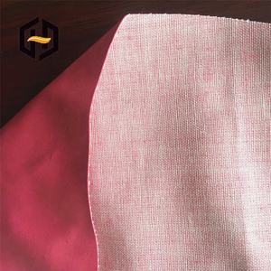 بيع بالجملة قماش مخصص <span class=keywords><strong>Scrim</strong></span> قماش عادي منسوج من البوليستر قماش رمادي لدعم الجلد - Product Image 5