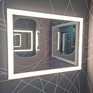 Espejo de Baño LED Moderno de 48X36 Pulgadas con Certificación UL, Montado en la Pared, con <span class=keywords><strong>3</strong></span> Colores Antivaho, Espejo de Vanidad para Baño, Venta al por Mayor de Fábrica - Product Image 2