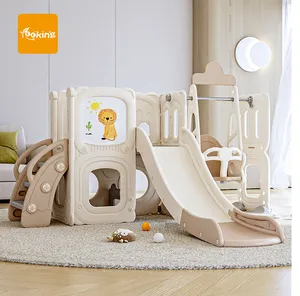 Verjaardagscadeau Kinderen Spelen Pasgeboren Baby Swing Glijbaan Set Baby Glijbaan En Swing Winkel Plastic Glijbaan Voor Speelterrein