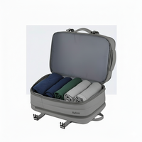 Sac à dos de voyage extensible tendance compatible TSA, en polyester imperméable, pour ordinateur portable, unisexe, 20-39L, avec ceinture à coussin d'air, OEM/ODM