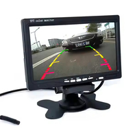 Moniteur intelligent TFT LCD AHD universel de 7 pouces à haute luminosité avec fonction TV pour le divertissement et la surveillance des camions et voitures