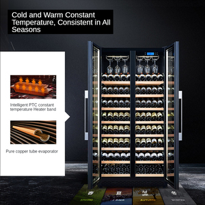 Máy Nén Khu Vực Kép Máy Làm Mát Rượu Vang 250 Chai Tủ Lạnh Dung Tích Lớn Hầm Rượu Bia Tủ Lạnh - Product Image 5