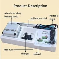 Pulvérisateur Électrique Automatique pour la Pollinisation des Tomates et des Concombres en Serre, avec Boîte de Protection