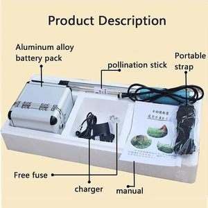 Polinizador eléctrico de <span class=keywords><strong>tomate</strong></span>, pulverizador automático de herramienta de polinización de <span class=keywords><strong>tomate</strong></span> Pepino de invernadero con caja protectora - Product Image 4