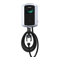 Prix direct usine, logo personnalisé, OEM ODM, chargeur EV AC 7kW, borne de recharge murale type 2, livraison rapide, fournisseur de points de recharge pour véhicules électriques