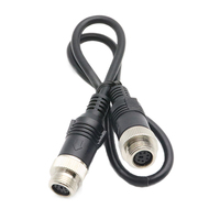 Buchse zu Buchse Rückfahr kamera Adapter kabel S Video Mini Din 6 Pin Audio Video für Autos
