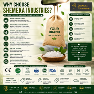 Parfum de voiture personnalisé, désodorisant, usine OEM, sac en jute bio, produit de parfum pour véhicule écologique, emballage à marque privée - Product Image 4