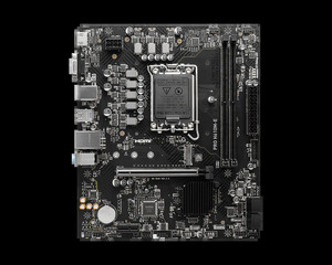 Placa base PRO H610M-E DDR4 Intel H610 LGA1700 mATX para computadora de escritorio, compatible con CPU i3, i5, i7 de 12ª/13ª/14ª generación, M.2 PCIe4.0, para oficina y juegos. - Product Image 3