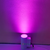 Applique murale LED RGBW d'extérieur 3000K-6500K sans fil DMX512 RDM, alimentation solaire IP65 pour jardin, application Tuya