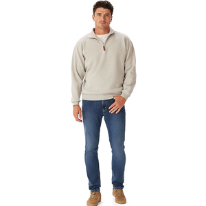 Produttore originale 1/4 un quarto di Zip da <span class=keywords><strong>uomo</strong></span> Pullover di alta qualità 100 <span class=keywords><strong>felpe</strong></span> in <span class=keywords><strong>cotone</strong></span> felpa con logo privato <span class=keywords><strong>senza</strong></span> <span class=keywords><strong>cappuccio</strong></span> - Product Image 3