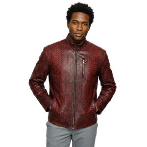 <b>Men</b>’s Leather <b>Jacket</b> Classic <b>Biker</b> Style Motorcycle Coat Fit Fashion Casual Lightweight Fall & Winter <b>Jackets</b> for <b>Men</b> - Product Image 4