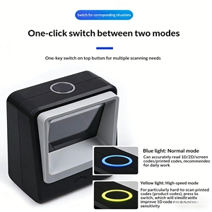Lecteur de codes-barres 2D de bureau haute précision avec processeur 32 cœurs et détection automatique pour <span class=keywords><strong>caisse</strong></span> de détail et paiement <span class=keywords><strong>mobile</strong></span> - Product Image 2