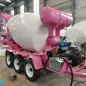Semi Remolque Tanque Mezclador de Hormigón 3m3 Diesel Hidráulico A Granel Cuerpo Remolcable Plataforma Alta Capacidad de Carga Industrial Usado Nuevo Producto - Product Image 1