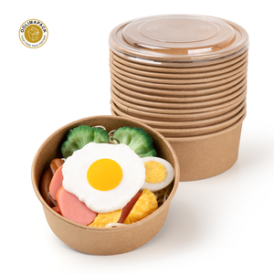 Oolima bán hàng nóng bát <span class=keywords><strong>salad</strong></span> với nắp Poke phân hủy sinh học Poke bát - Product Image 6