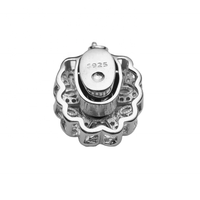 Fabricant en vrac luxe grosse boîte unique fermoir chaîne vis serrure bijoux zircon 925 fermoirs en argent sterling pour collier de perles