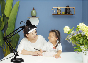 <span class=keywords><strong>Led</strong></span> gấp kim loại bàn đèn clip trên ánh sáng Kẹp Cánh tay dài mờ bàn đèn bàn 3 màu sắc cho phòng khách đọc sách và máy tính - Product Image 5