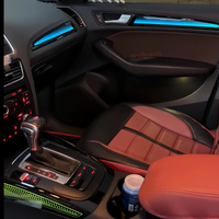 Pour Audi Q5 2010-2017 : Amélioration de l'éclairage intérieur automobile, accessoires de voiture, éclairage d'ambiance LED moulé sur le plancher