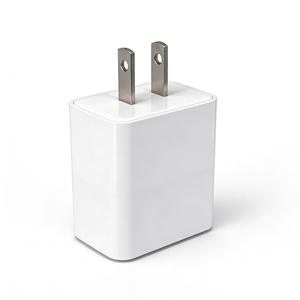 <span class=keywords><strong>Chargeur</strong></span> GaN 20W avec indicateur LED, prise murale USB C à charge rapide, port unique et double port, options Type A+C, prise fixe US/EU/UK, logo OEM personnalisé - Product Image 3