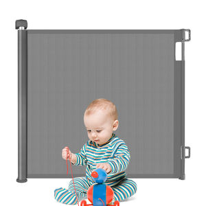 Bebek emniyet kapısı emniyet kapı çit kolay adım yürümek bebek geri çekilebilir örgü Gatev bebek emniyet kapısı - Product Image 1