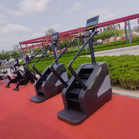Grand appareil de fitness pour l'escalade, escalier vertical, marchepied électrique, exercice aérobie, salle de sport, machine à escaliers commerciale