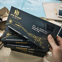 Boîtes magnétiques personnalisées en feuille d'or avec insert en EVA, parfaitement adaptées aux stylos jetables et aux stylos réutilisables