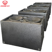 Subwoofer activo de alta potencia 8006 dual de 18 pulgadas
