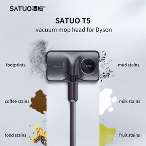 Máquina giratoria para suelo de mochila de coche, mopa eléctrica giratoria con doble escoba, limpieza inalámbrica - Product Image 4