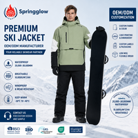 Veste de ski pour homme, veste de ski imperméable, veste de snowboard, veste de neige, anorak, softshell, hiver, fabrication sur mesure OEM, vente en gros
