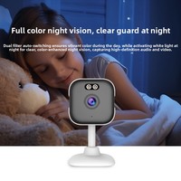 Caméra de surveillance intelligente haute définition transfrontalière pour fenêtre, accès mobile à distance, vision nocturne, Wi-Fi, infrarouge, voix
