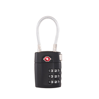 Serrure de bagage de voyage en alliage de zinc, cadenas de sécurité pour bagages, serrure à combinaison approuvée par la TSA pour l'école, la salle de sport