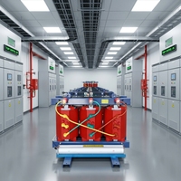 Equipo eléctrico Ganzhong SCB14 Transformador seco de resina trifásico 10kV/400V con bobinado de cobre IEC CE para centro de datos, almacenamiento de energía fotovoltaica, energía interior