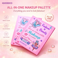 IGOODCO – Kit de Maquillage Tout-en-un Direct Usine : Palette Visage, Fards à Paupières, Blush et Rouge à Lèvres – Coffret Cadeau Beauté pour Filles