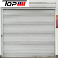 Puerta de Garaje Enrollable Eléctrica de Acero Galvanizado con Control Remoto, Venta al Por Mayor Directa de Fábrica