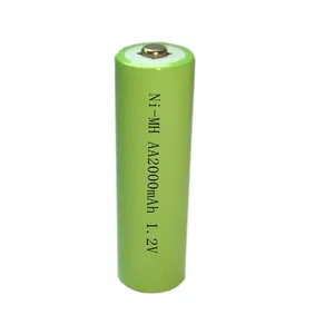 충전식 AA NiMh 1.2V 2000mAh Ni-MH 배터리 셀