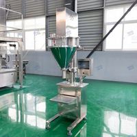 Machine de dosage de poudre semi-automatique, ligne de remplissage et de bouchage à vis sans fin, remplisseur automatique de poudre à vis sans fin