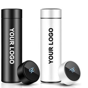 Custom Logo Printed Promotion Corporate Activity Business Gift <b>Smart</b> Vacuum Cup Water Bottle - Product Image 1